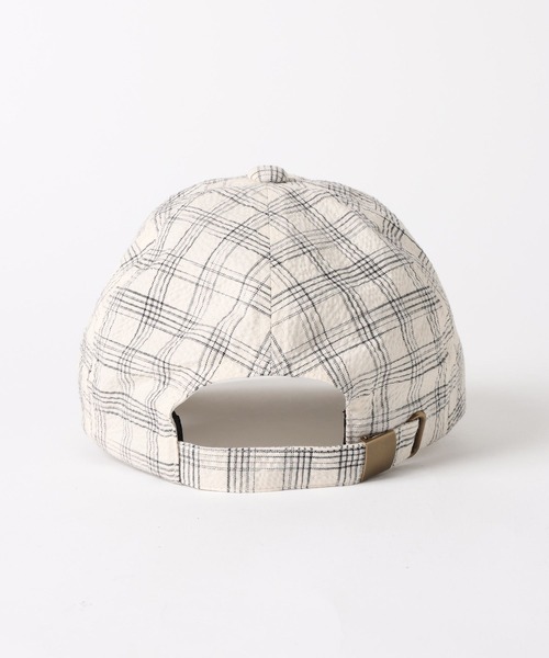 ALAND(エーランド)の「【UNISEX】ALAND/Aロゴアソート柄CAP(キャップ・レディース・ホワイト/ネイビー/チャコールグレー/ベージュ・ONE SIZE)」の16枚目の写真