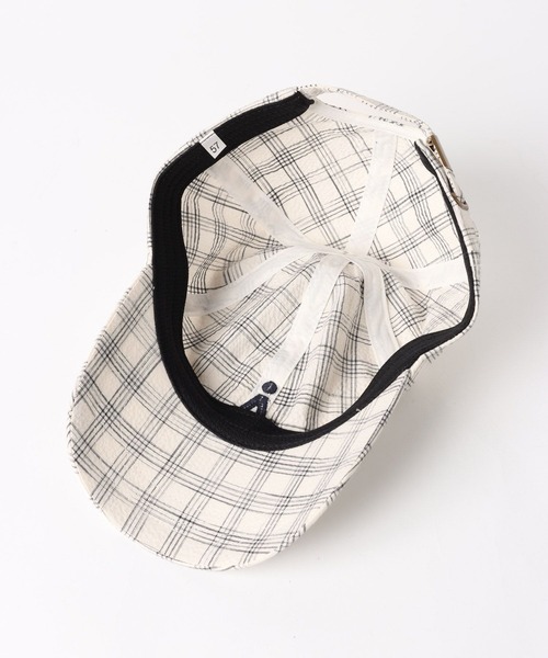 ALAND(エーランド)の「【UNISEX】ALAND/Aロゴアソート柄CAP(キャップ・レディース・ホワイト/ネイビー/チャコールグレー/ベージュ・ONE SIZE)」の19枚目の写真