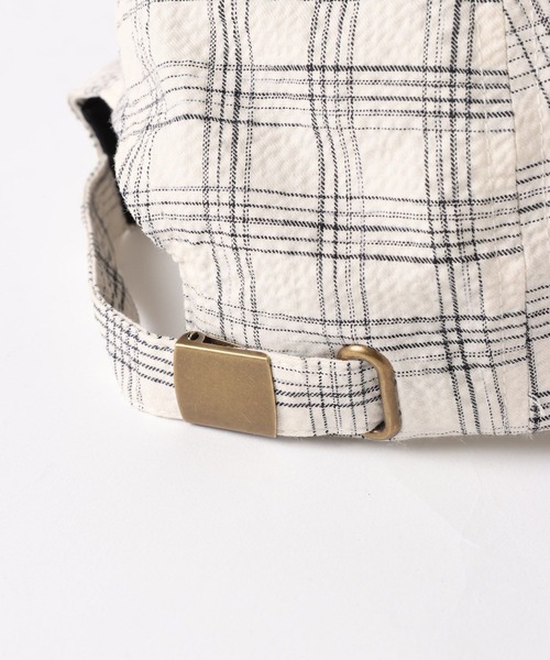ALAND(エーランド)の「【UNISEX】ALAND/Aロゴアソート柄CAP(キャップ・レディース・ホワイト/ネイビー/チャコールグレー/ベージュ・ONE SIZE)」の21枚目の写真