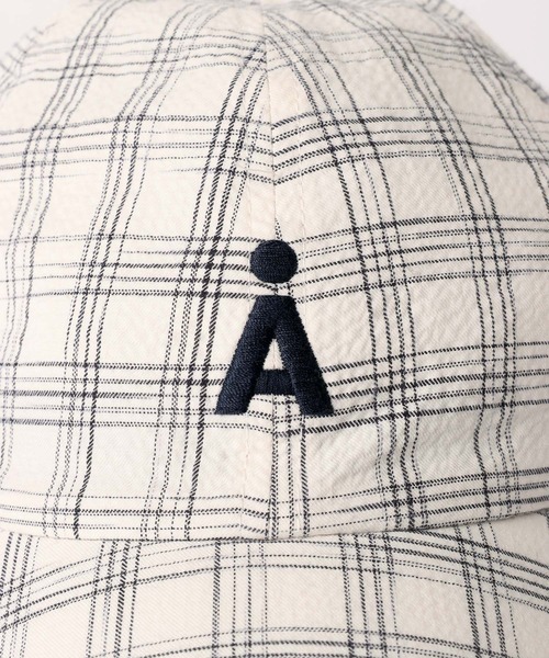 ALAND（エーランド）の「【UNISEX】ALAND／Aロゴアソート柄CAP（キャップ・レディース・ホワイト/ネイビー/チャコールグレー/ベージュ・ONE SIZE）」の18枚目の写真