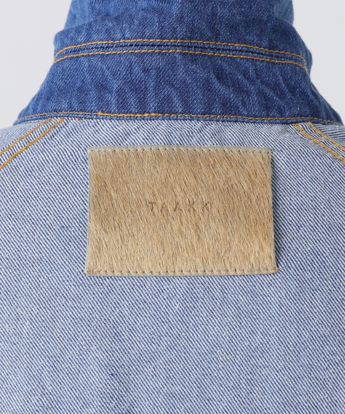 TAAKK(ターク)の「TAAKK SCULPTURAL EMBROIDERY DENIMBLOUSON TA26SS-BL030:デニムブルゾン(デニムジャケット・レディース・ブルー・LARGE)」の15枚目の写真