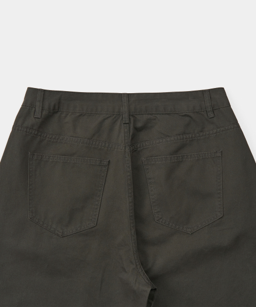 EXCONTAINER(エックスコンテナ)の「カーブドワイドコットンパンツ (ブラウン)(その他パンツ・メンズ・その他・MEDIUM/LARGE/X-LARGE)」の6枚目の写真