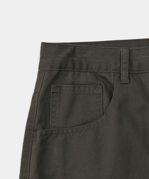 EXCONTAINER(エックスコンテナ)の「カーブドワイドコットンパンツ (ブラウン)(その他パンツ・メンズ・その他・MEDIUM/LARGE/X-LARGE)」の7枚目の写真