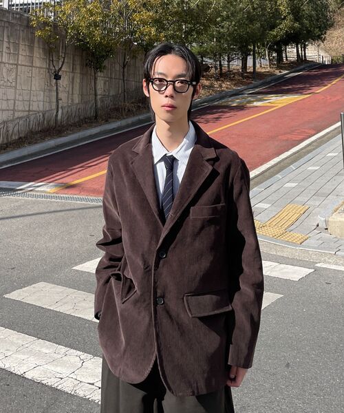 EXCONTAINER(エックスコンテナ)の「カーブドワイドコットンパンツ (ブラウン)(その他パンツ・メンズ・その他・MEDIUM/LARGE/X-LARGE)」の2枚目の写真