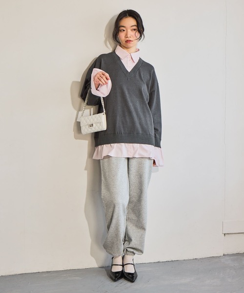 mysty woman(ミスティウーマン)の「チェーンミニショルダー 665491(ショルダーバッグ・レディース・イエロー/ホワイト・FREE)」の3枚目の写真