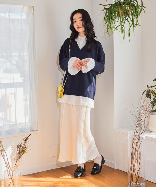 mysty woman(ミスティウーマン)の「チェーンミニショルダー 665491(ショルダーバッグ・レディース・イエロー/ホワイト・FREE)」の9枚目の写真