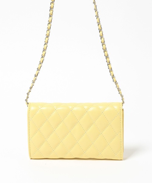 mysty woman(ミスティウーマン)の「チェーンミニショルダー 665491(ショルダーバッグ・レディース・イエロー/ホワイト・FREE)」の13枚目の写真