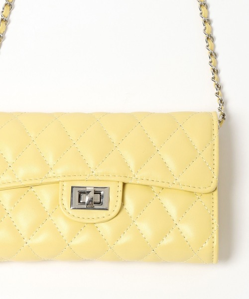 mysty woman(ミスティウーマン)の「チェーンミニショルダー 665491(ショルダーバッグ・レディース・イエロー/ホワイト・FREE)」の15枚目の写真