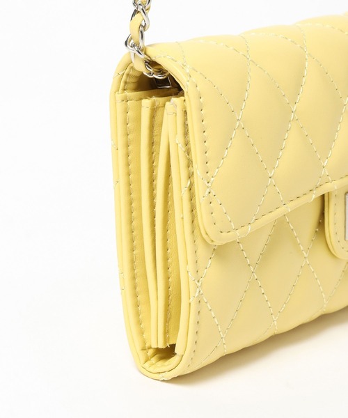 mysty woman(ミスティウーマン)の「チェーンミニショルダー 665491(ショルダーバッグ・レディース・イエロー/ホワイト・FREE)」の18枚目の写真