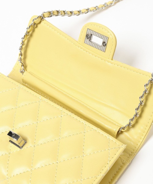 mysty woman(ミスティウーマン)の「チェーンミニショルダー 665491(ショルダーバッグ・レディース・イエロー/ホワイト・FREE)」の20枚目の写真