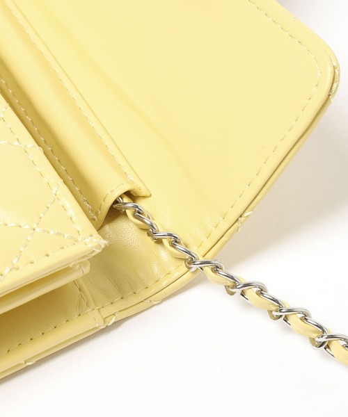 mysty woman(ミスティウーマン)の「チェーンミニショルダー 665491(ショルダーバッグ・レディース・イエロー/ホワイト・FREE)」の21枚目の写真