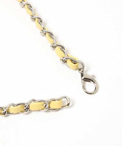 mysty woman(ミスティウーマン)の「チェーンミニショルダー 665491(ショルダーバッグ・レディース・イエロー/ホワイト・FREE)」の22枚目の写真