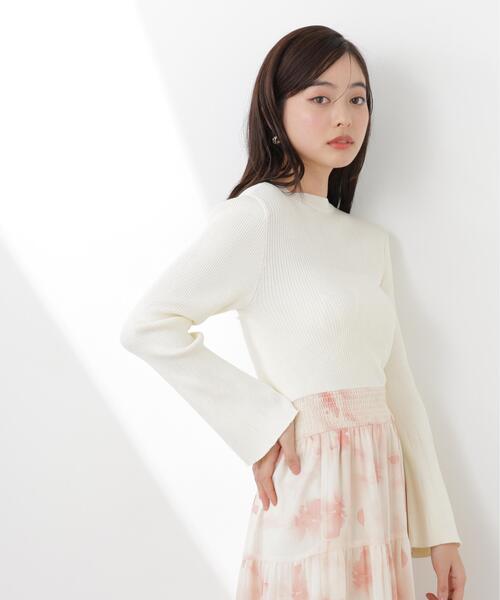 PROPORTION BODY DRESSING(プロポーションボディドレッシング)の「ニットドッキング花柄シャーリングワンピース / 1216147300(ワンピース・レディース・ピンク/ブルー・SMALL/P/S/MEDIUM)」の11枚目の写真