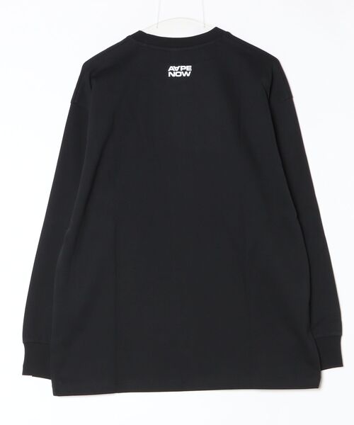 AAPE BY A BATHING APE(エーエイプバイアベイシングエイプ)の「AAPE NOW LONG SLEEVE TEE(Tシャツ/カットソー・メンズ・ホワイト/ブラック/ライトグリーン・LARGE/MEDIUM/X-LARGE/SMALL)」の15枚目の写真