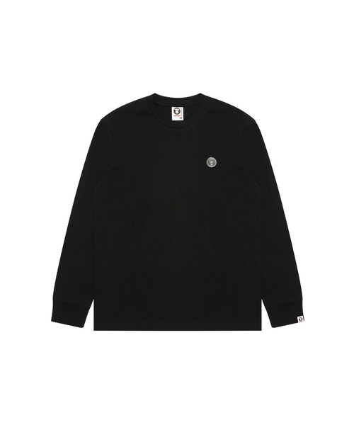 AAPE BY A BATHING APE(エーエイプバイアベイシングエイプ)の「AAPE NOW LONG SLEEVE TEE(Tシャツ/カットソー・メンズ・ホワイト/ブラック/ライトグリーン・LARGE/MEDIUM/X-LARGE/SMALL)」の3枚目の写真