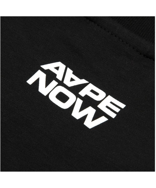 AAPE BY A BATHING APE(エーエイプバイアベイシングエイプ)の「AAPE NOW LONG SLEEVE TEE(Tシャツ/カットソー・メンズ・ホワイト/ブラック/ライトグリーン・LARGE/MEDIUM/X-LARGE/SMALL)」の11枚目の写真
