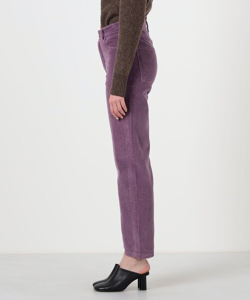 BASERANGE（ベースレンジ）の「BASERANGE TAJO PANTS コーデュロイパンツ（その他パンツ・レディース・ライトパープル・XS）」の4枚目の写真