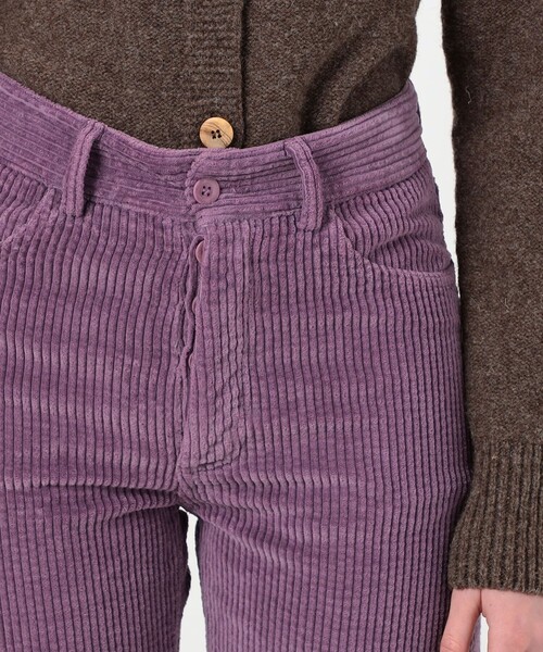 BASERANGE（ベースレンジ）の「BASERANGE TAJO PANTS コーデュロイパンツ（その他パンツ・レディース・ライトパープル・XS）」の6枚目の写真