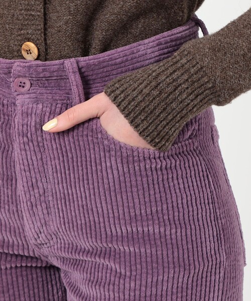 BASERANGE（ベースレンジ）の「BASERANGE TAJO PANTS コーデュロイパンツ（その他パンツ・レディース・ライトパープル・XS）」の8枚目の写真