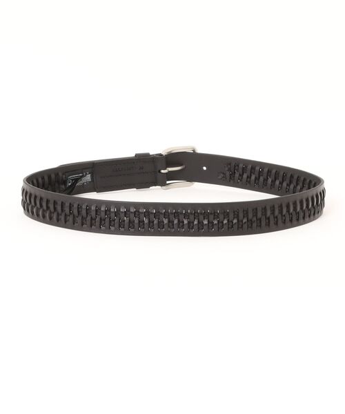 ALLSAINTS（オールセインツ）の「GUS WOVEN LEATHER BELT | GUS WOVEN レザー ベルト（ベルト・メンズ・ブラック・30/32）」の4枚目の写真