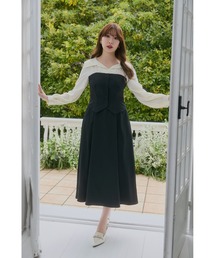 Docking Knit Balloon Dress（ワンピース）｜Her lip to（ハーリップ