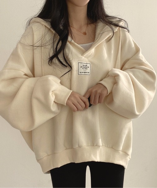 Розовый шелкэт/Loose fit ベーシック парка