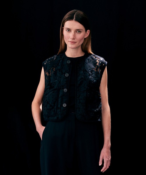 Black Edition Lace Cropped Cocoon Thornham Womens / ブラック