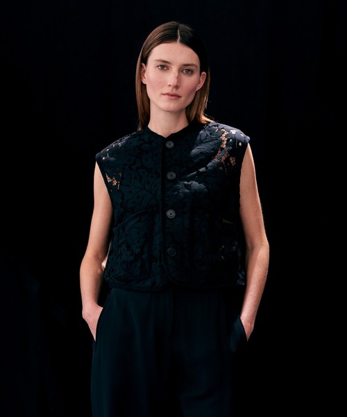 Black Edition Lace Cropped Cocoon Thornham Womens / ブラック