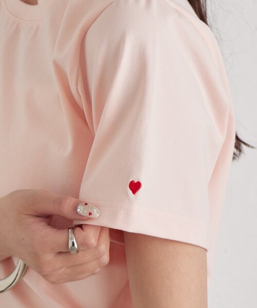 mystic(ミスティック)の「バックロゴプリントちびTシャツ(Tシャツ/カットソー・レディース・ピンク/オフホワイト/ブラック・FREE)」の17枚目の写真