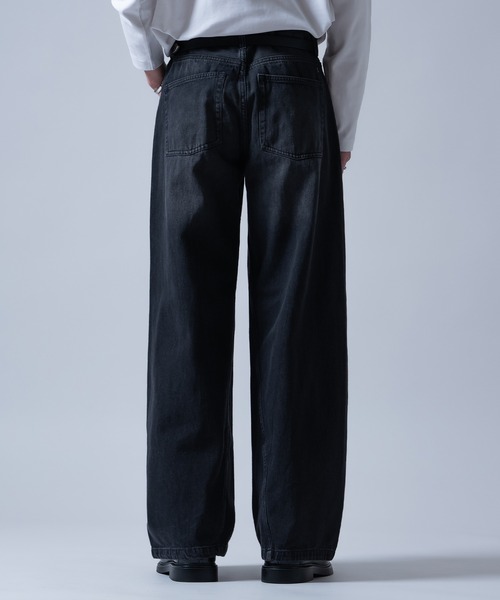 improves（インプローブス）の「ワイド フレア デニムパンツ（デニムパンツ・メンズ・ブラック/ブルー/サックスブルー/ブラック系・X-LARGE/LARGE/MEDIUM/SMALL）」の7枚目の写真