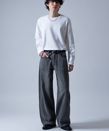 improves（インプローブス）の「ワイド フレア デニムパンツ（デニムパンツ）」