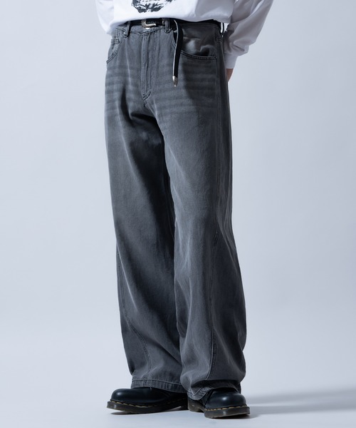 improves（インプローブス）の「ワイド フレア デニムパンツ（デニムパンツ・メンズ・ブラック/ブルー/サックスブルー/ブラック系・X-LARGE/LARGE/MEDIUM/SMALL）」の17枚目の写真