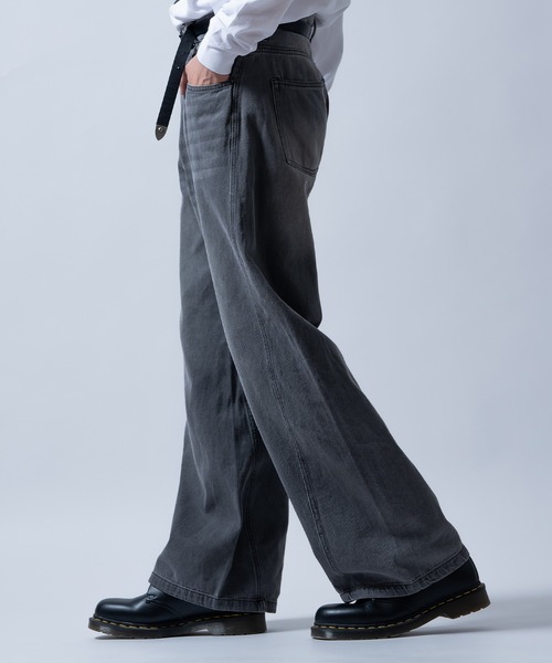 improves（インプローブス）の「ワイド フレア デニムパンツ（デニムパンツ・メンズ・ブラック/ブルー/サックスブルー/ブラック系・X-LARGE/LARGE/MEDIUM/SMALL）」の18枚目の写真