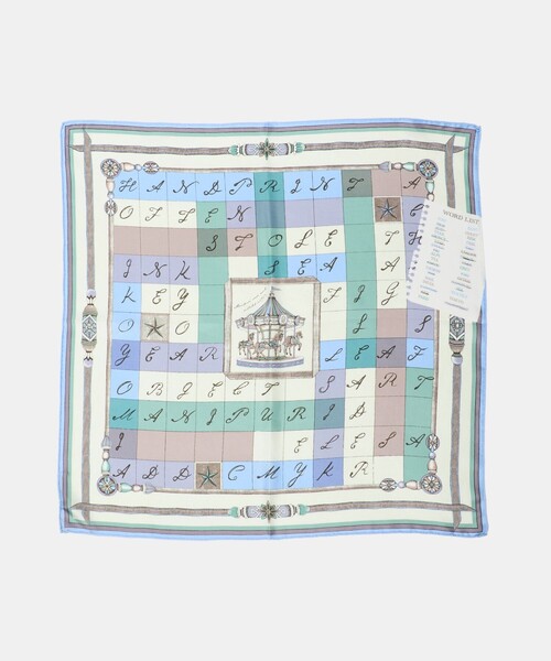 manipuri（マニプリ）の「＜manipuri＞SILK 65×65 スカーフ 26SS（バンダナ/スカーフ・レディース・ライトブルー/ピンク/マスタード/イエロー・FREE）」の10枚目の写真