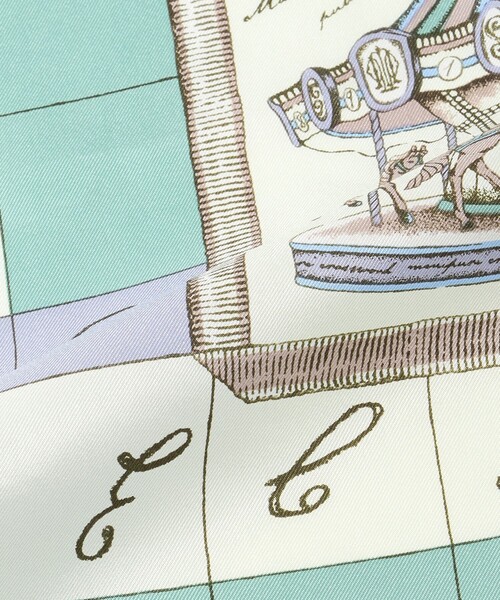 manipuri（マニプリ）の「＜manipuri＞SILK 65×65 スカーフ 26SS（バンダナ/スカーフ・レディース・ライトブルー/ピンク/マスタード/イエロー・FREE）」の12枚目の写真