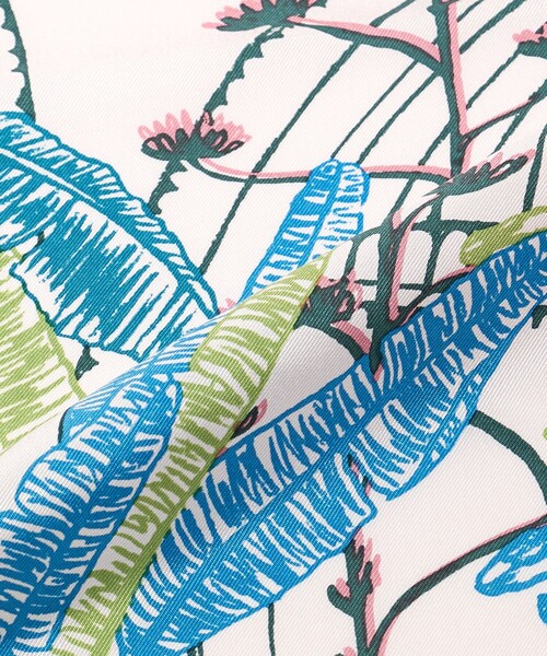 manipuri（マニプリ）の「＜manipuri＞SILK 65×65 スカーフ 26SS（バンダナ/スカーフ・レディース・ライトブルー/ピンク/マスタード/イエロー・FREE）」の14枚目の写真