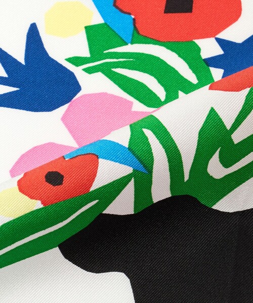 manipuri（マニプリ）の「＜manipuri＞SILK 65×65 スカーフ 26SS（バンダナ/スカーフ・レディース・ライトブルー/ピンク/マスタード/イエロー・FREE）」の17枚目の写真