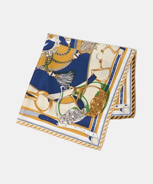 manipuri（マニプリ）の「＜manipuri＞SILK 65×65 スカーフ 26SS（バンダナ/スカーフ・レディース・ライトブルー/ピンク/マスタード/イエロー・FREE）」の18枚目の写真