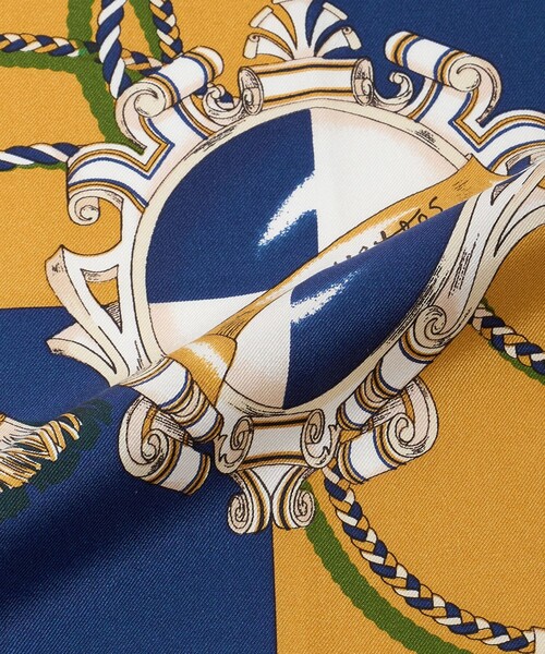 manipuri（マニプリ）の「＜manipuri＞SILK 65×65 スカーフ 26SS（バンダナ/スカーフ・レディース・ライトブルー/ピンク/マスタード/イエロー・FREE）」の20枚目の写真