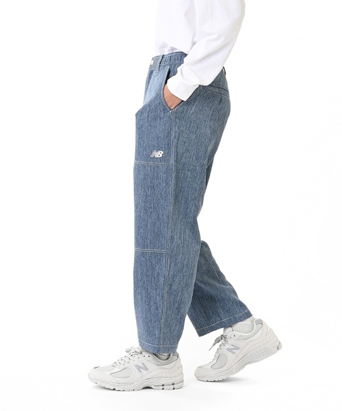 NEW BALANCE（ニューバランス）の「デニムライクベイカーパンツ（デニムパンツ・メンズ・ライトブルー・X-SMALL/SMALL/MEDIUM/LARGE/X-LARGE/XX-LARGE）」の2枚目の写真