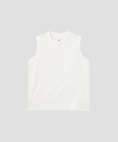 MARGARET HOWELL(マーガレットハウエル)の「HIGHDENCE PIQUE JERSEY(Tシャツ/カットソー・レディース・ブラック/ホワイト/レッド・2)」の9枚目の写真