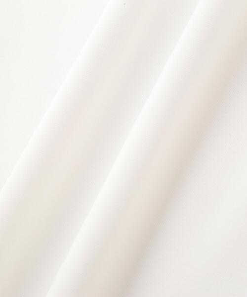 MARGARET HOWELL(マーガレットハウエル)の「HIGHDENCE PIQUE JERSEY(Tシャツ/カットソー・レディース・ブラック/ホワイト/レッド・2)」の10枚目の写真