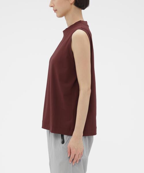 MARGARET HOWELL(マーガレットハウエル)の「HIGHDENCE PIQUE JERSEY(Tシャツ/カットソー・レディース・ブラック/ホワイト/レッド・2)」の15枚目の写真