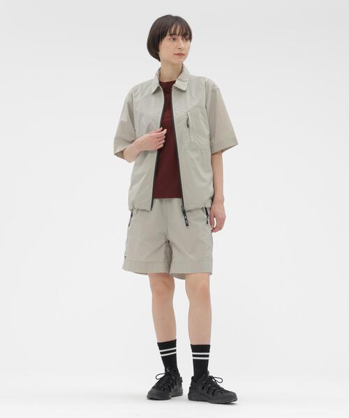 MARGARET HOWELL（マーガレットハウエル）の「HIGHDENCE PIQUE JERSEY（Tシャツ/カットソー・レディース・ブラック/ホワイト/レッド・2）」の11枚目の写真