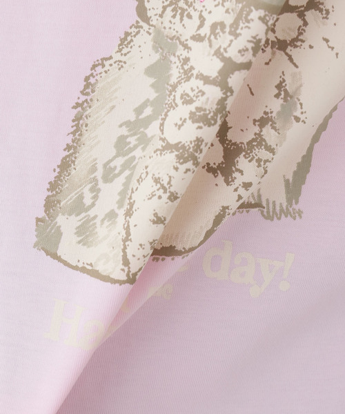 U by SPICK&SPAN（ユーバイスピックアンドスパン）の「GANNI / ガニー Basic Cotton Jersey T-shirt（Tシャツ/カットソー・レディース・ピンク・SMALL）」の8枚目の写真