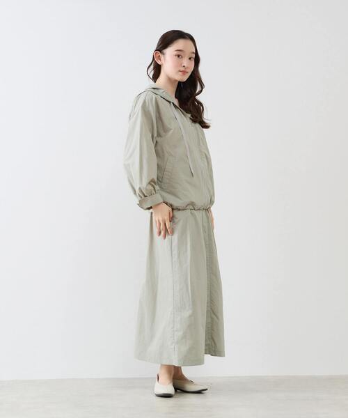 LOGEMENT DE CLAIRE（ロジュモンドクレール）の「【LOURMARIN】タックフレアースカート（スカート・レディース・ブラウン/ベージュ/ミント/グレイッシュベージュ・FREE）」の16枚目の写真