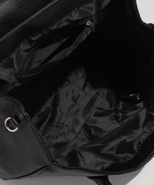 folka（フォルカ）の「2C78-KR クラシックフラップ ハンドバッグ（ハンドバッグ・レディース・ブラック・ONESIZE）」の8枚目の写真