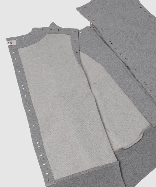 MASU(エムエーエスユー)の「BONE NEEDLE ZIP-UP HOODIE(パーカー・メンズ・ブラック/グレー・48)」の13枚目の写真