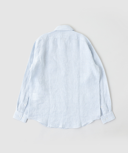 ERL（イーアールエル）の「ERL / イーアールエル UNISEX PLAID SHIRT WOVEN（シャツ/ブラウス・メンズ・ブルー系その他・MEDIUM/SMALL）」の2枚目の写真