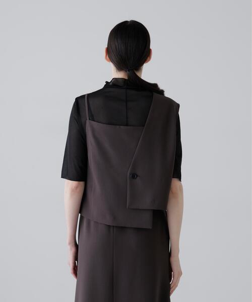ADORE(アドーア)の「◆ドライタッチトロアシメトップス(シャツ/ブラウス・レディース・グレー/カーキ・38)」の15枚目の写真
